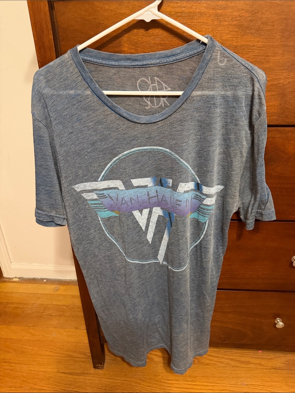 Men's Chaser Blue Van Halen Graphic Tee